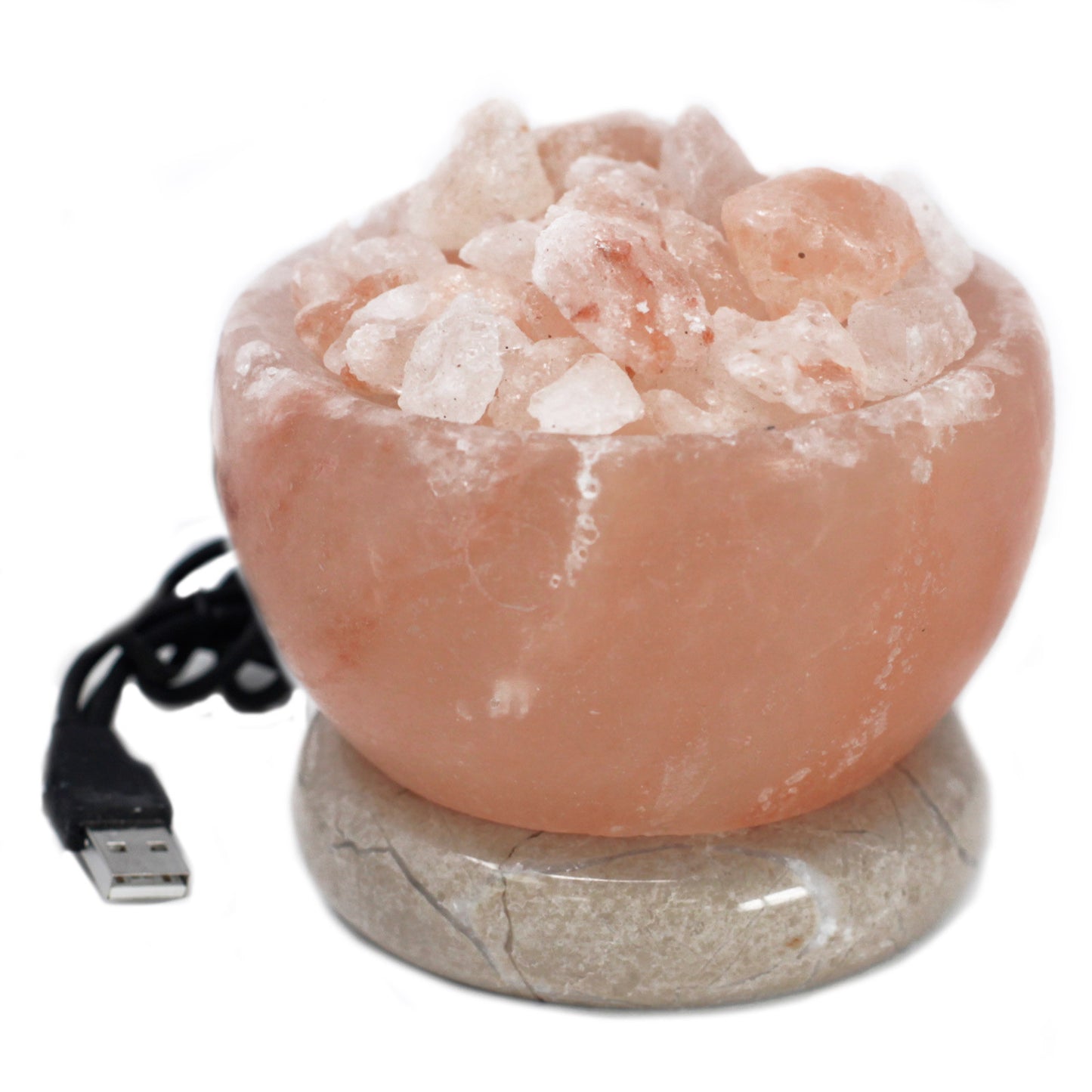 USB Fire Bowl Himalayan Salt Lamp