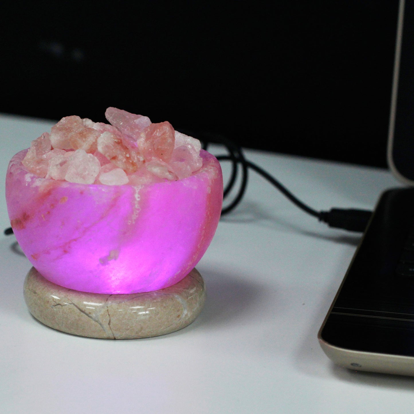 USB Fire Bowl Himalayan Salt Lamp